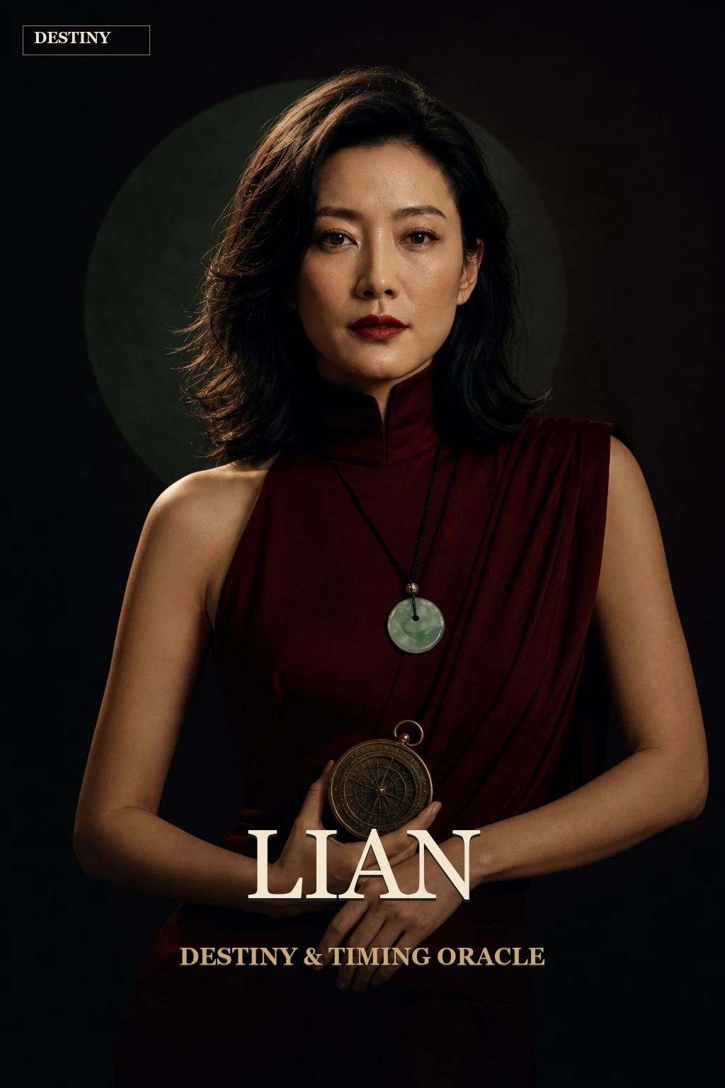 Orun poster for Lian, Chinese destiny oracle