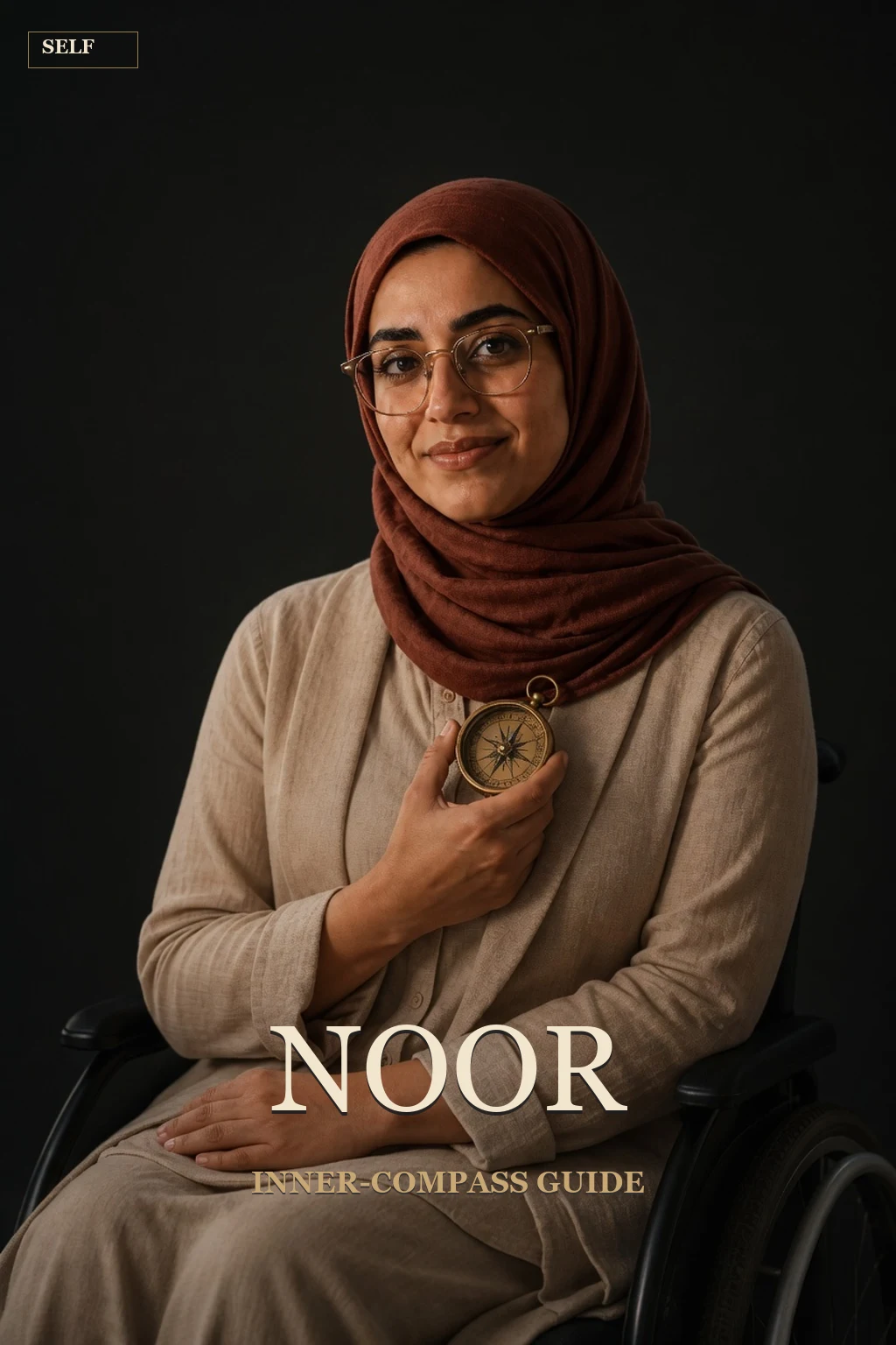 Orun poster for Noor, inner compass guide