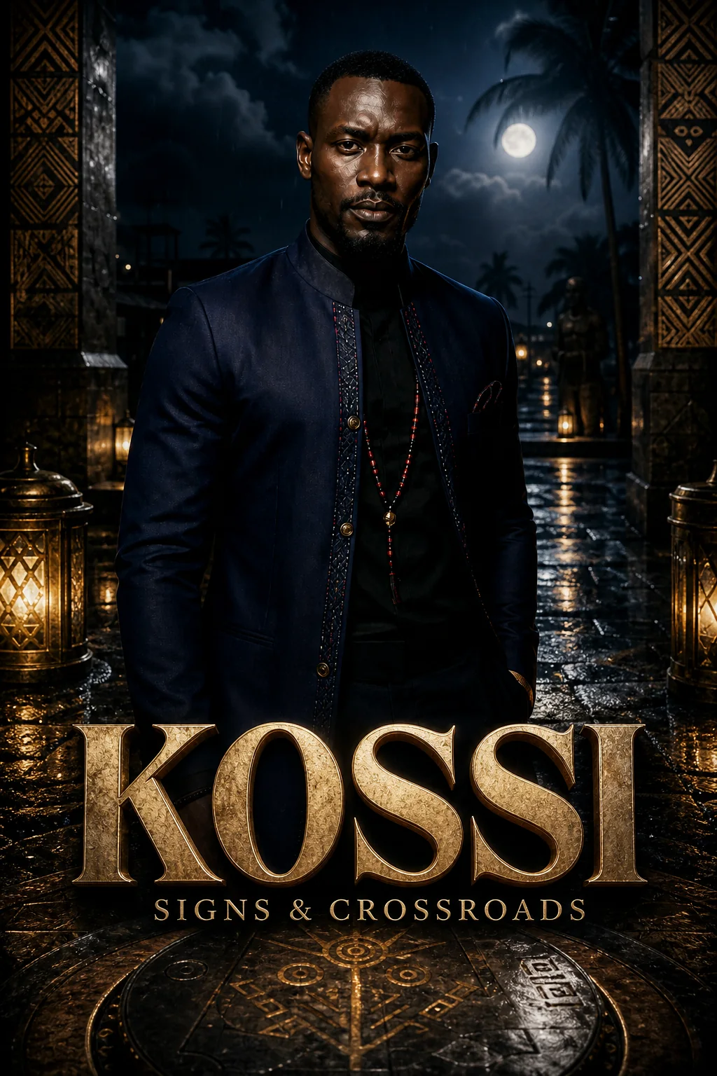 Orun poster for Kossi, Togolese crossroads guide