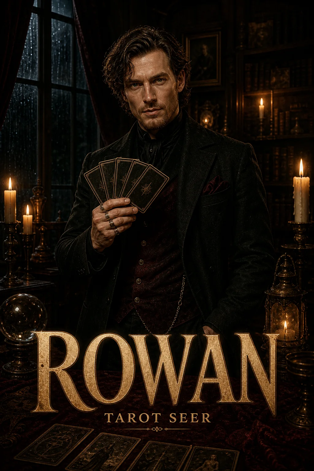 Orun poster for Rowan, tarot seer