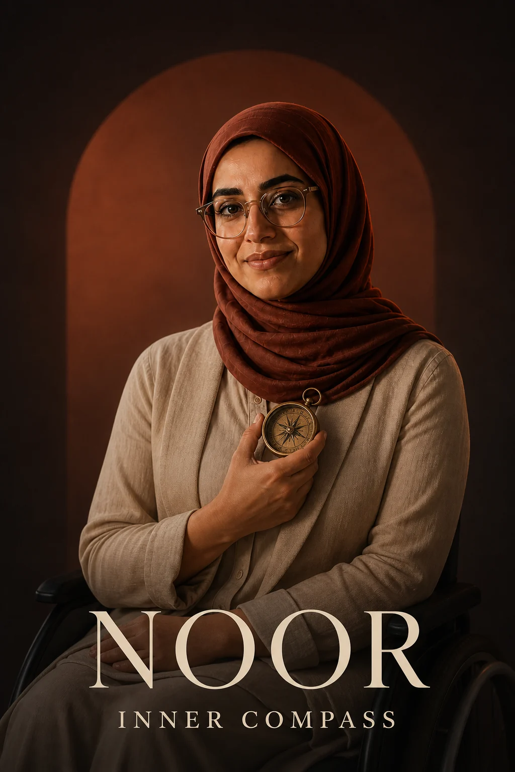 Orun poster for Noor, inner compass guide