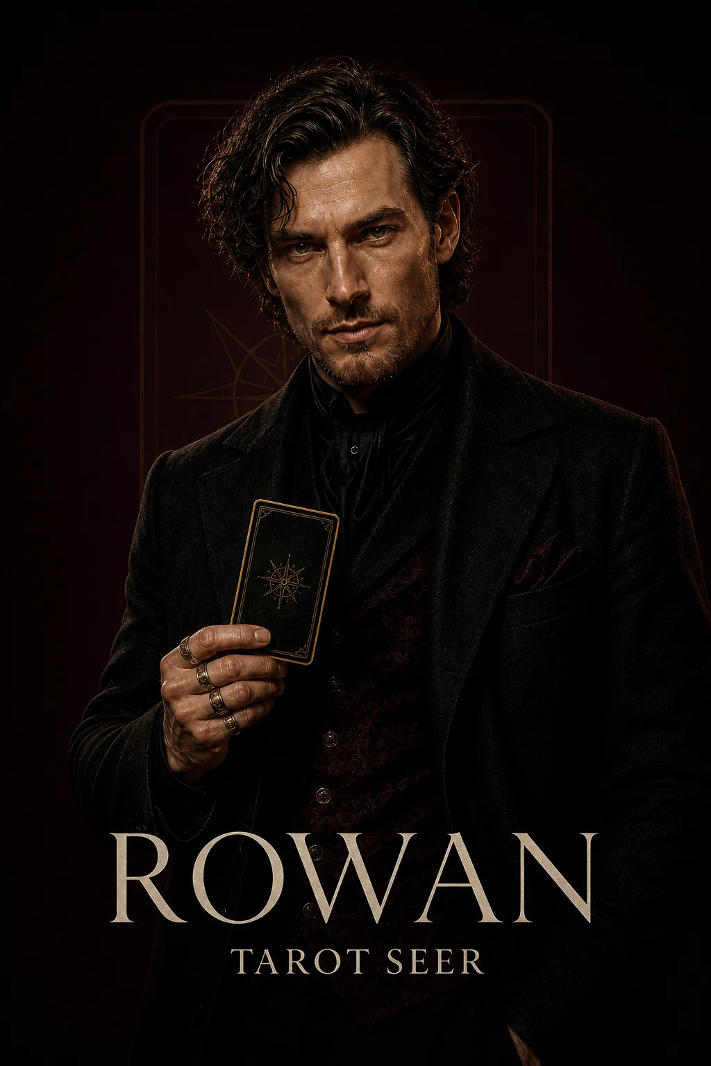 Orun poster for Rowan, tarot seer
